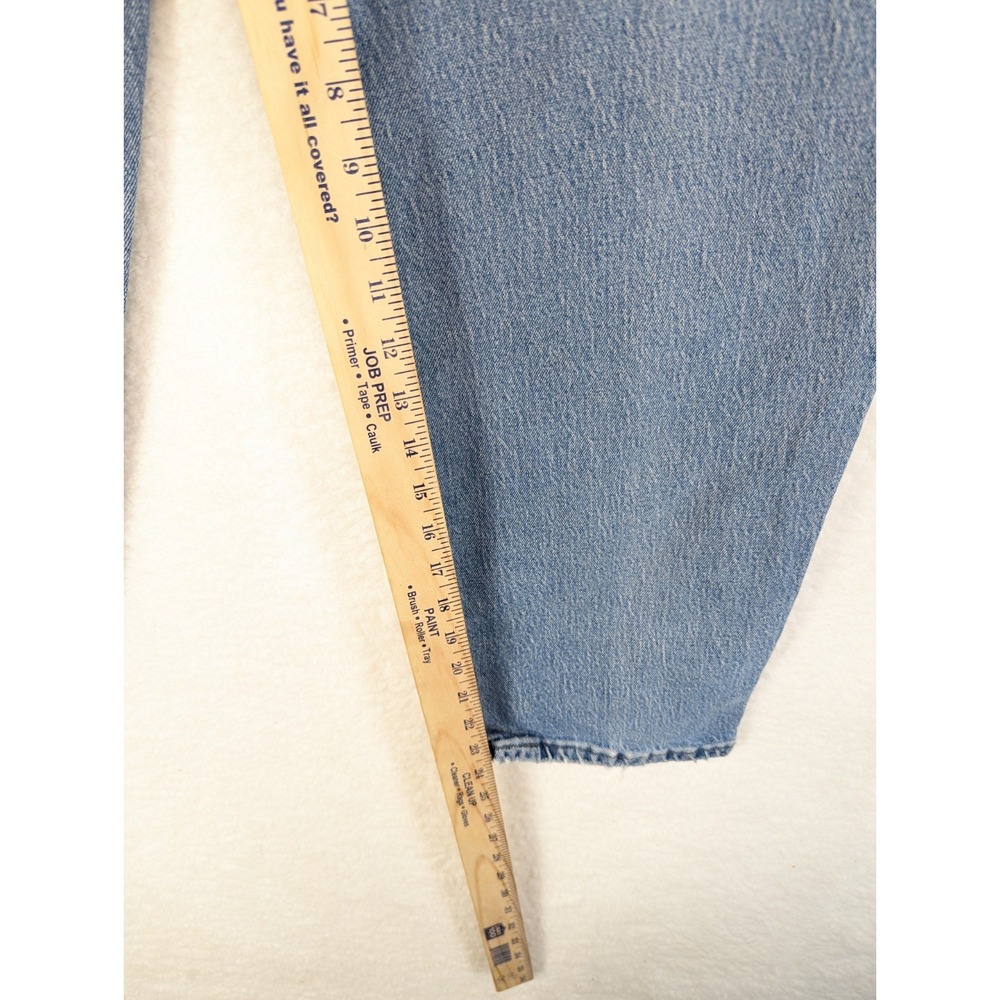 Vintage Lee Mom Jeans Women's Side Elastic at the‎ Waist Med Wash 16 Petite - Picture 9 of 12